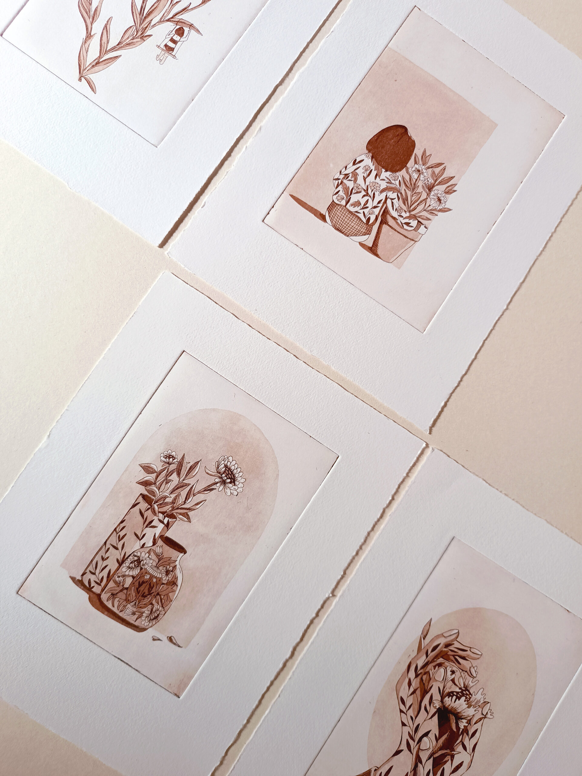De?clinaison ve?ge?tale - gravure-MarineMastin